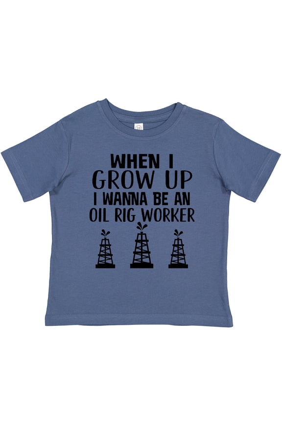 Future Oil Rig Worker Boys or Girls Toddler T-Shirt