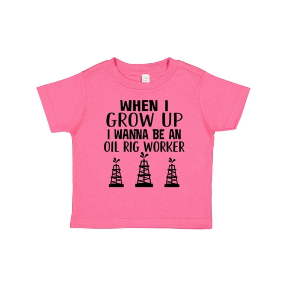 Inktastic Future Oil Rig Worker Boys or Girls Toddler T-Shirt