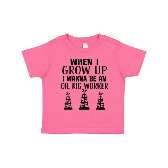 Inktastic Future Oil Rig Worker Boys or Girls Toddler T-Shirt
