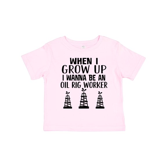 Inktastic Future Oil Rig Worker Boys or Girls Toddler T-Shirt