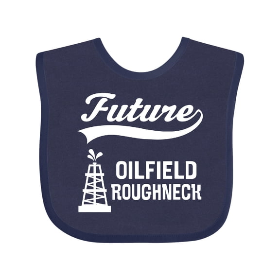 Inktastic Future Oilfield Roughneck Boys or Girls Baby Bib