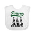 thumbnail image 1 of Inktastic Future Oilfield Roughneck Boys or Girls Baby Bib, 1 of 4