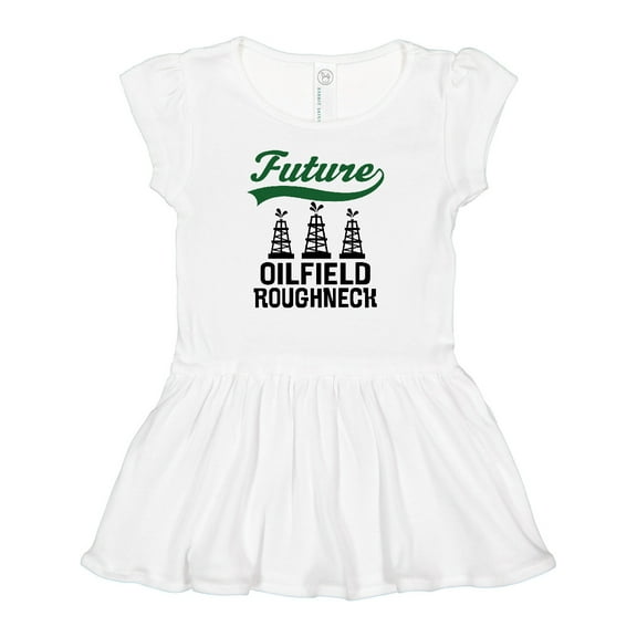 Inktastic Future Oilfield Roughneck Girls Baby Dress