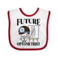 thumbnail image 1 of Inktastic Future Optometrist Eye Doctor Boys Baby Bib, 1 of 4