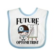thumbnail image 1 of Inktastic Future Optometrist Eye Doctor Boys Baby Bib, 1 of 4
