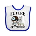 thumbnail image 1 of Inktastic Future Optometrist Eye Doctor Boys Baby Bib, 1 of 4
