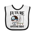 thumbnail image 1 of Inktastic Future Optometrist Eye Doctor Boys Baby Bib, 1 of 4