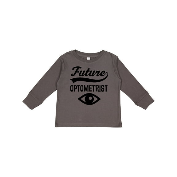 Inktastic Future Optometrist Eye Doctor Boys or Girls Long Sleeve Toddler T-Shirt