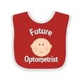 thumbnail image 1 of Inktastic Future Optometrist Occupation Boys or Girls Baby Bib, 1 of 4