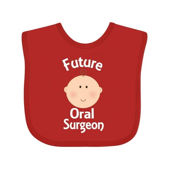 Inktastic Future Oral Surgeon Occupation Boys or Girls Baby Bib