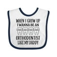 thumbnail image 1 of Inktastic Future Orthodontist Baby Boys or Girls Baby Bib, 1 of 4