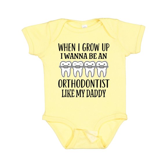 Inktastic Future Orthodontist Baby Boys or Girls Baby Bodysuit