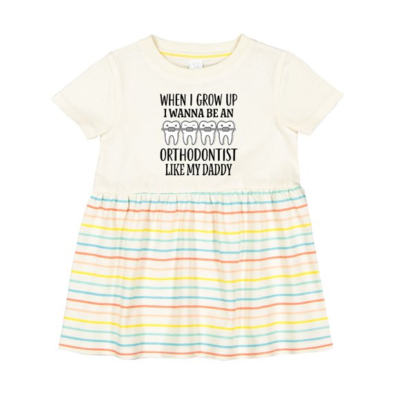Inktastic Future Orthodontist Baby Girls Baby Dress