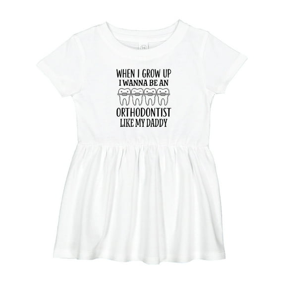 Inktastic Future Orthodontist Baby Girls Baby Dress