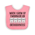 thumbnail image 1 of Inktastic Future Orthodontist Dental Care Boys or Girls Baby Bib, 1 of 4