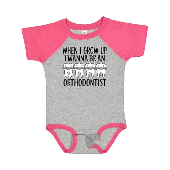 Inktastic Future Orthodontist Dental Care Gift Boys or Girls Baby Bodysuit