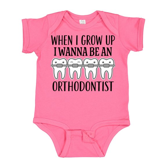 Inktastic Future Orthodontist Dental Care Gift Boys or Girls Baby Bodysuit