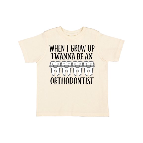Inktastic Future Orthodontist Dental Care Gift Boys or Girls Toddler T-Shirt