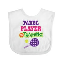 Inktastic Future Padel Player in Training Girls Baby Bib