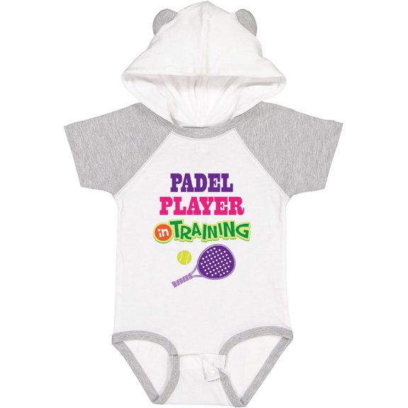 Inktastic Future Padel Player in Training Girls Baby Bodysuit