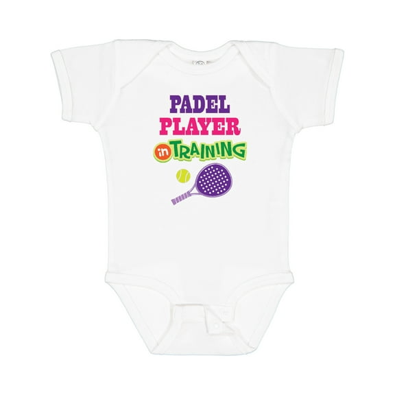 Inktastic Future Padel Player in Training Girls Baby Bodysuit