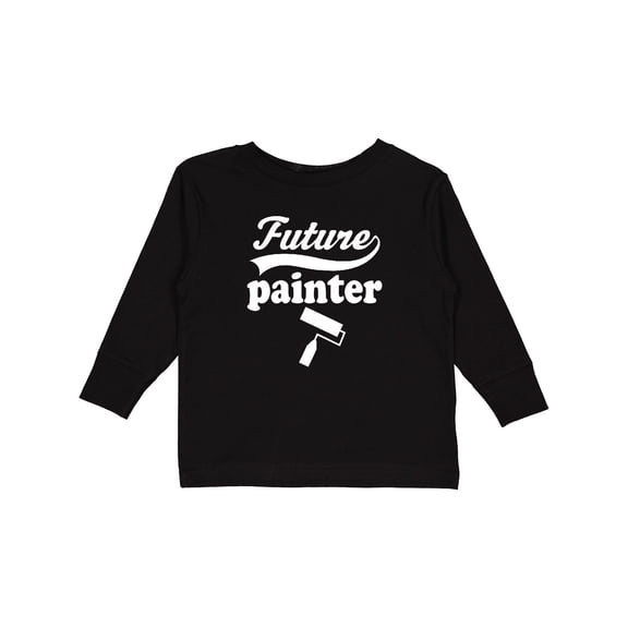 Inktastic Future Painter Shirt Painting Job Boys or Girls Long Sleeve Toddler T-Shirt