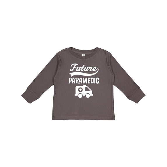 Inktastic Future Paramedic Ambulance Boys or Girls Long Sleeve Toddler T-Shirt