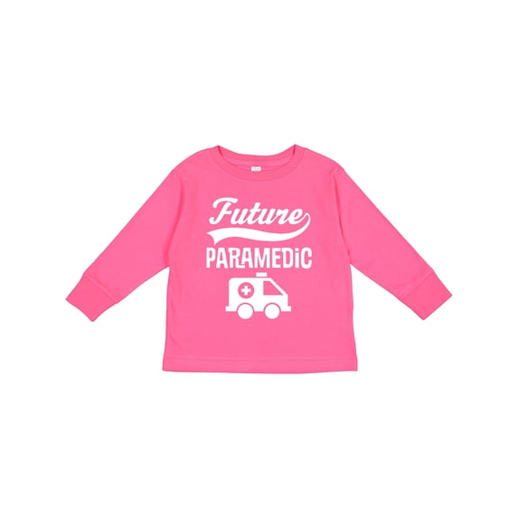 Inktastic Future Paramedic Ambulance Boys or Girls Long Sleeve Toddler T-Shirt