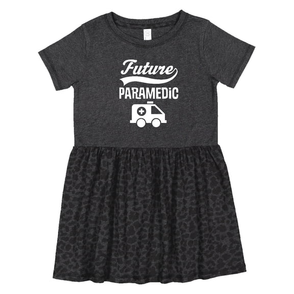 Inktastic Future Paramedic Ambulance Girls Toddler Dress