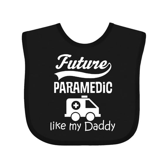 Inktastic Future Paramedic Like My Daddy Boys or Girls Baby Bib