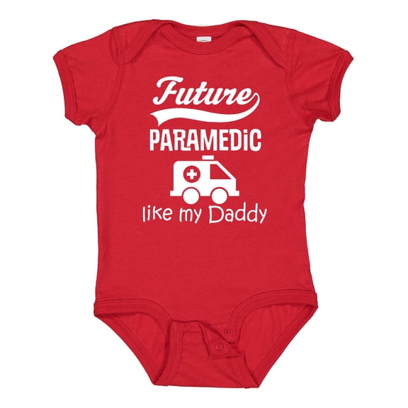 Inktastic Future Paramedic Like My Daddy Boys or Girls Baby Bodysuit