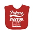 thumbnail image 1 of Inktastic Future Pastor Shirt Childs Boys or Girls Baby Bib, 1 of 4