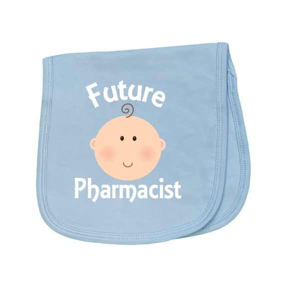 Inktastic Future Pharmacist Occupation Baby Burp Cloth