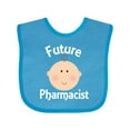 thumbnail image 1 of Inktastic Future Pharmacist Occupation Boys or Girls Baby Bib, 1 of 4