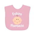 thumbnail image 1 of Inktastic Future Pharmacist Occupation Boys or Girls Baby Bib, 1 of 4