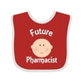 thumbnail image 1 of Inktastic Future Pharmacist Occupation Boys or Girls Baby Bib, 1 of 4