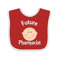 Inktastic Future Pharmacist Occupation Boys or Girls Baby Bib