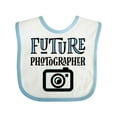 thumbnail image 1 of Inktastic Future Photographer Childs Camera Boys or Girls Baby Bib, 1 of 4