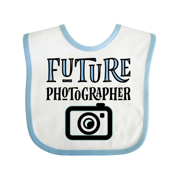 Inktastic Future Photographer Childs Camera Boys or Girls Baby Bib