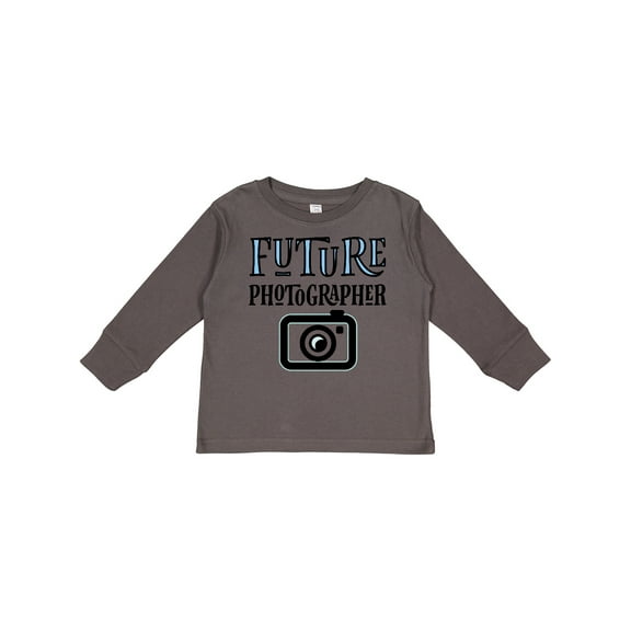 Inktastic Future Photographer Childs Camera Boys or Girls Long Sleeve Toddler T-Shirt