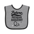 thumbnail image 1 of Inktastic Future Physician Assistant Childs Boys or Girls Baby Bib, 1 of 4