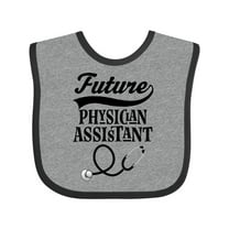 Inktastic Future Physician Assistant Childs Boys or Girls Baby Bib