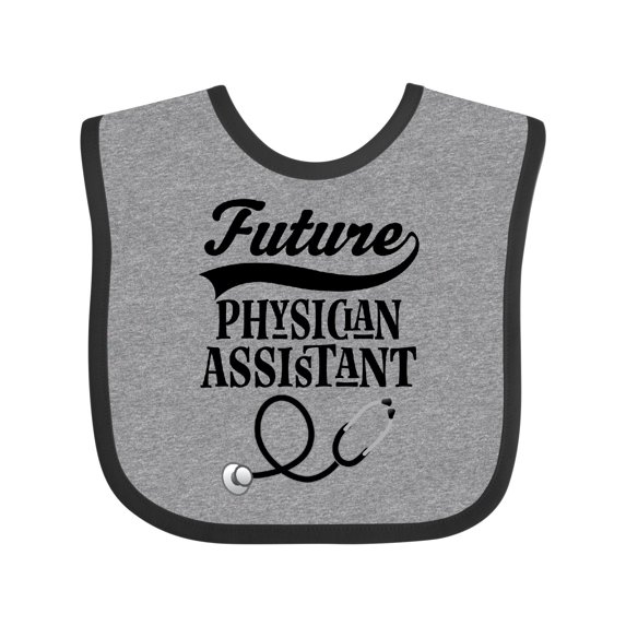 Inktastic Future Physician Assistant Childs Boys or Girls Baby Bib