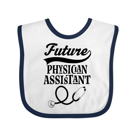 Inktastic Future Physician Assistant Childs Boys or Girls Baby Bib