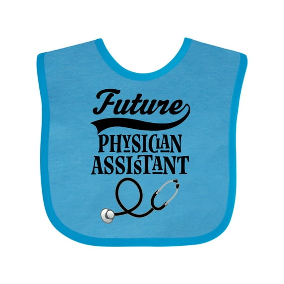 Inktastic Future Physician Assistant Childs Boys or Girls Baby Bib