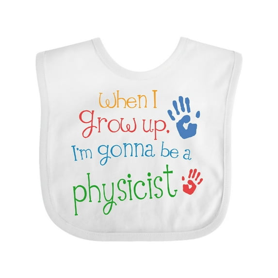 Inktastic Future Physicist Science Boys or Girls Baby Bib