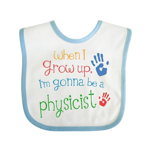 Inktastic Future Physicist Science Boys or Girls Baby Bib