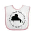thumbnail image 1 of Inktastic Future Piano Player Boys or Girls Baby Bib, 1 of 4