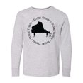 thumbnail image 1 of Inktastic Future Piano Player Long Sleeve Youth T-Shirt, 1 of 5