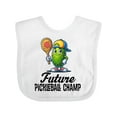 thumbnail image 1 of Inktastic Future Pickleball Champ Boys or Girls Baby Bib, 1 of 4